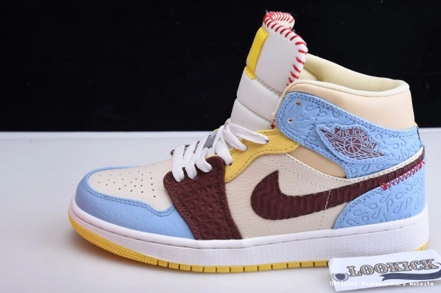 Official Maikesneakers Fearless SE Jordan 1 x Mid Air CU2803-200 Chateau Maison Rouge 0724
